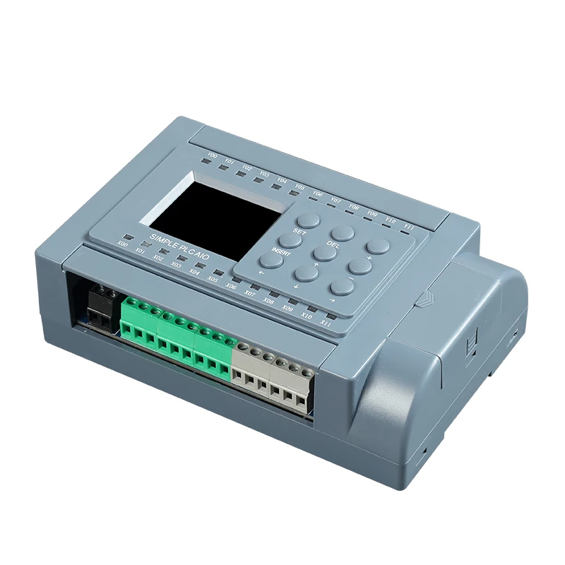 Huaqingjun 8-in 8-out Relay Output PLC Plus 2-Channel Analog Input Output 0-20mA with RS485 Communication for Home Automation