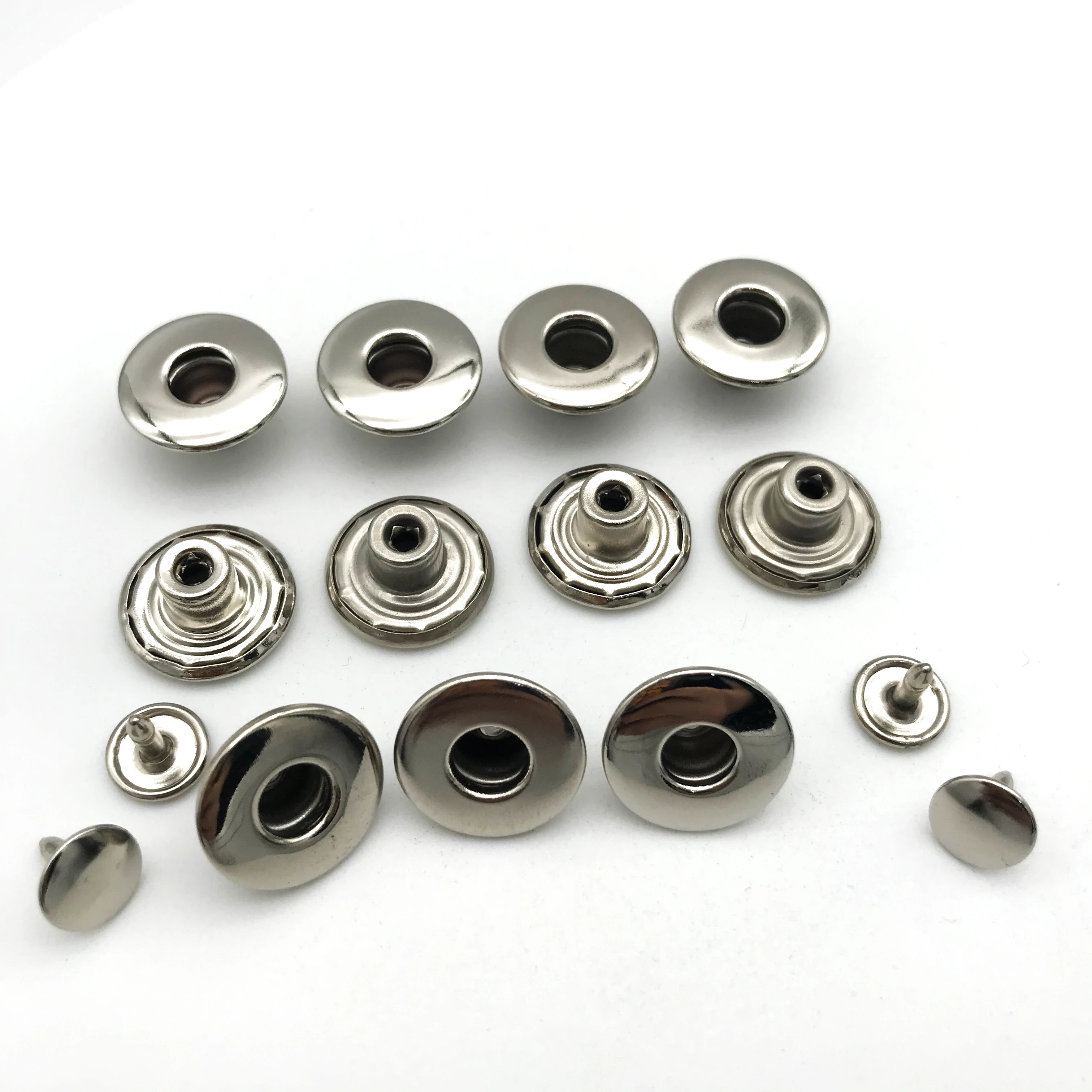 Custom jeans rivets buttons jacket coat metal  button