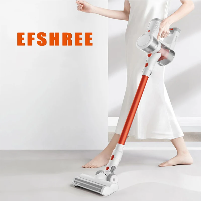 EFSHREE Best Bagless Rechargeable Wireless Stick Portable Handheld Vacuum Cleaner V8 Cordless for Car and Hotel Home