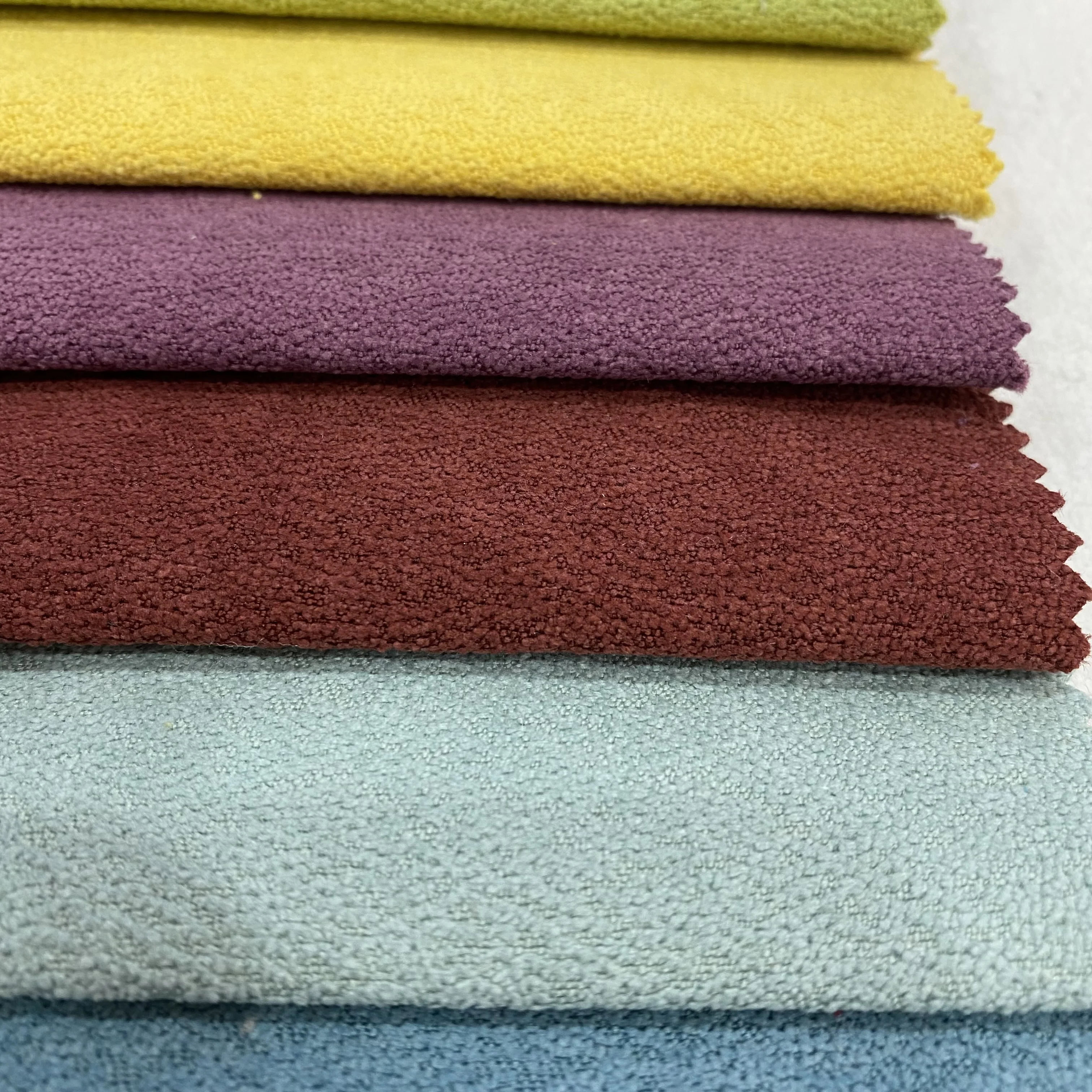 Sofa Chair Cover Corn Velvet Polyester Polar Fleece Home Decor Jacquard Fabric in stock Factory sales