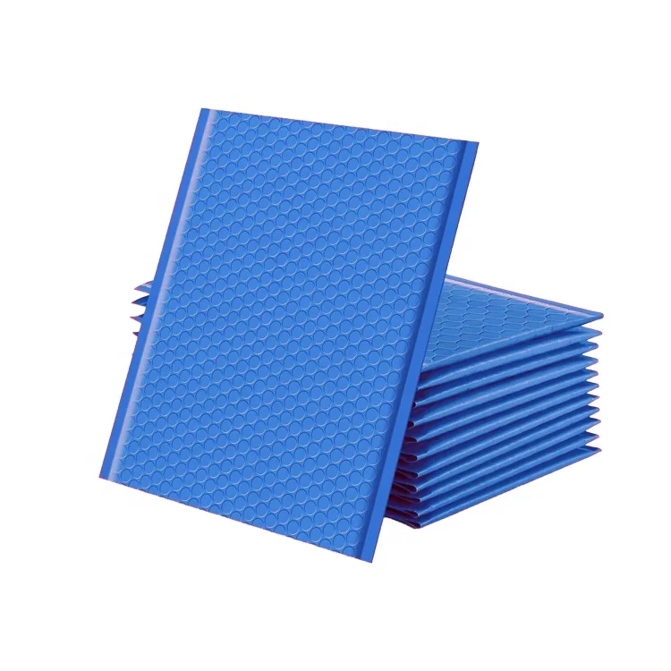 Factory Price Shipping Packaging Green Blue Brown Gold White Purple Black Pink Metallic Poly Bubble Mailer