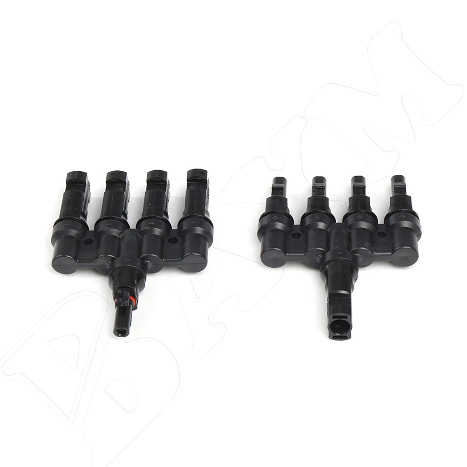BAYM IP67 4 to 1 T Solar Branch PV Connector Standard Solar Panel Parallel Connector for Solar Panel System PV Cable Connector