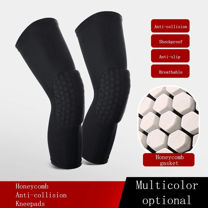 Sports Knee Protection Pads Honeycomb Basketball Football Protective Leg Sleeves