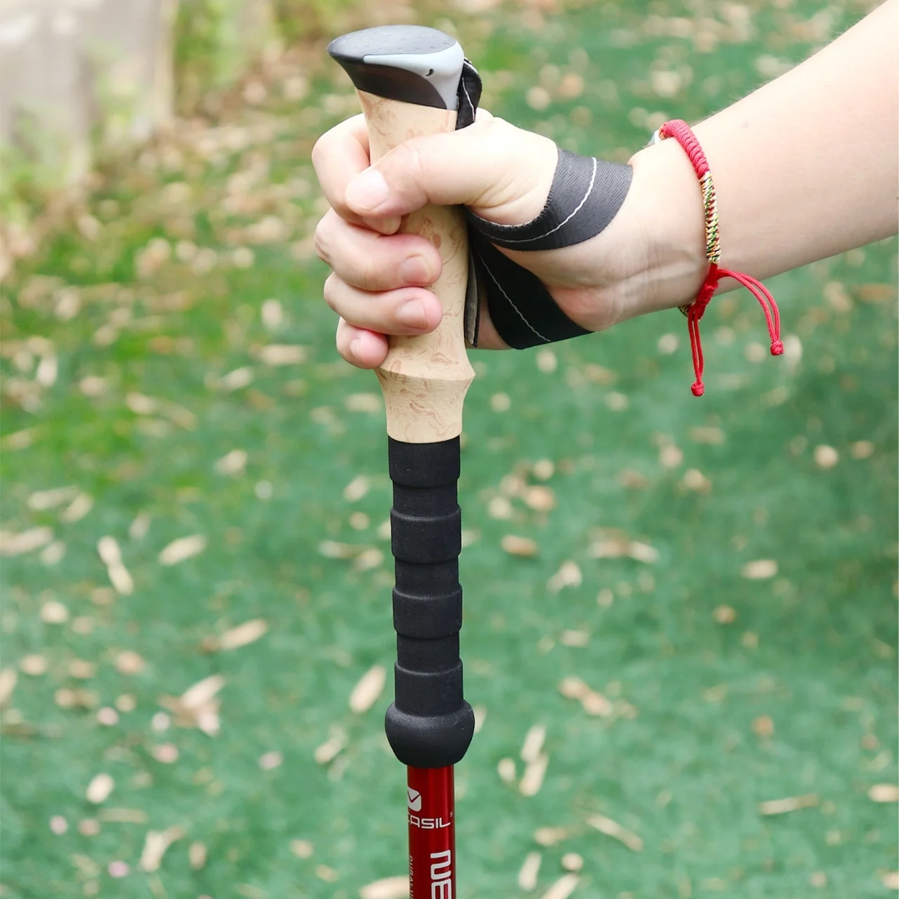 135cm Aluminum Outdoor Hiking Walking Stick Telescopic Trekking Climbing Poles Ultralight Canes For Men And Women