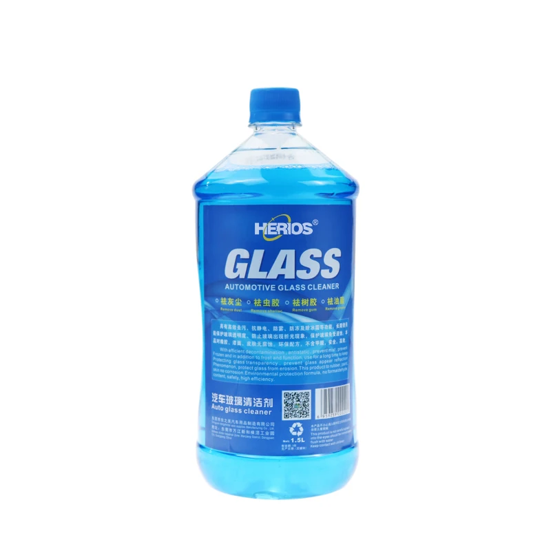 1.5L Herios Eco-friendly concentrated windshield cleaner spray glass cleaner Windshield-washer Fluid for car cleaning