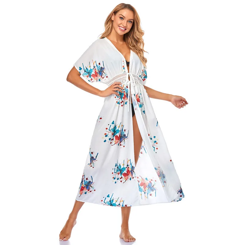 Women Beach Dresses Summer Bikini Cover Ups Beach Dress 2023