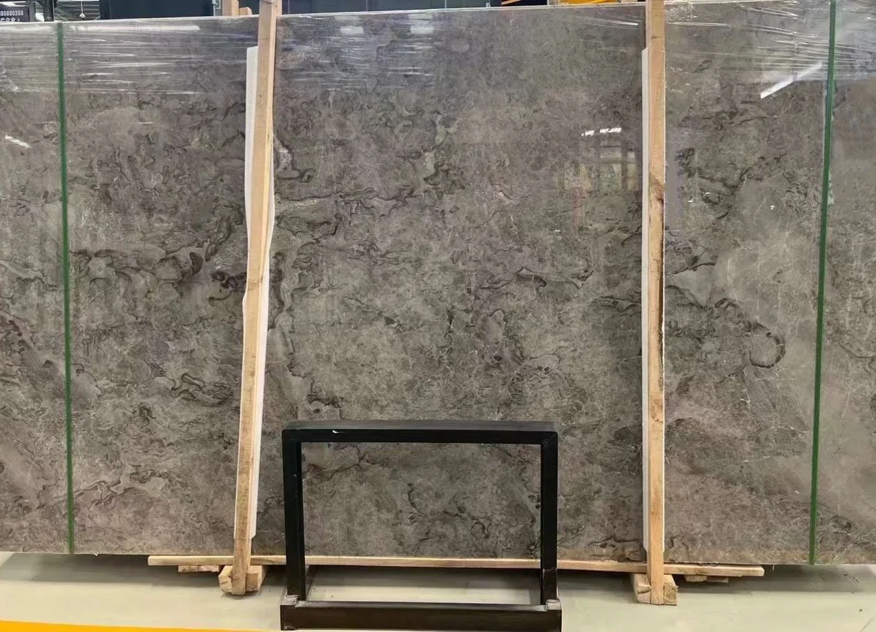 Natural Grey Marble Slab