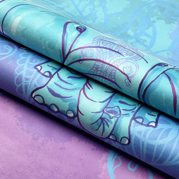 PU Natural Rubber Yoga Mat wholesale cheaper fashionable pretty High Quality Yoga Mat for Sports design