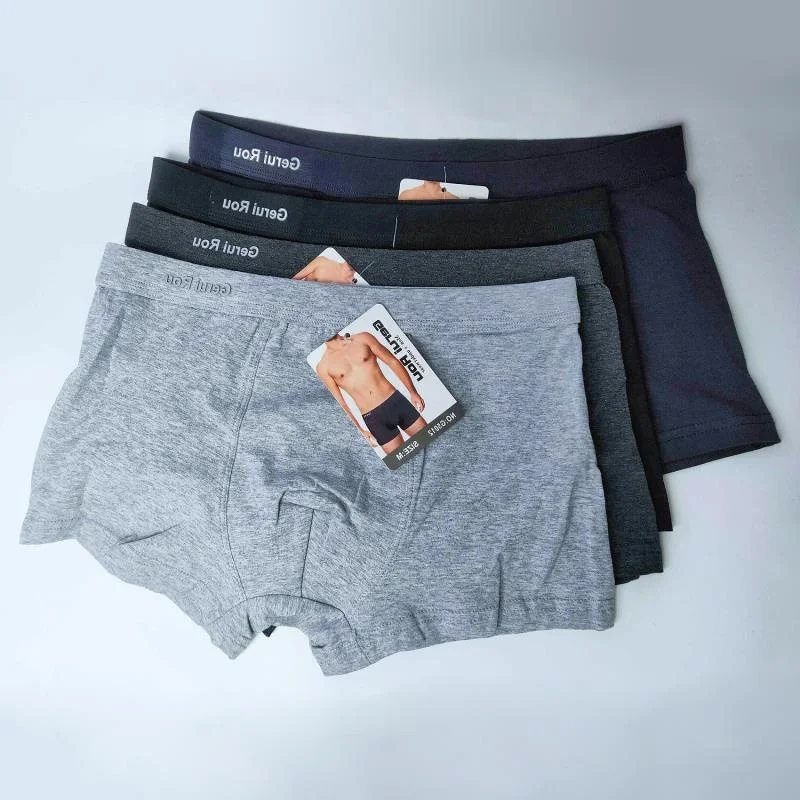 
Clearance RTS Wholesale Cheap Multi Colors Comfortable Cotton Soft Shorts Panties Underwear Men Boxer Briefs 