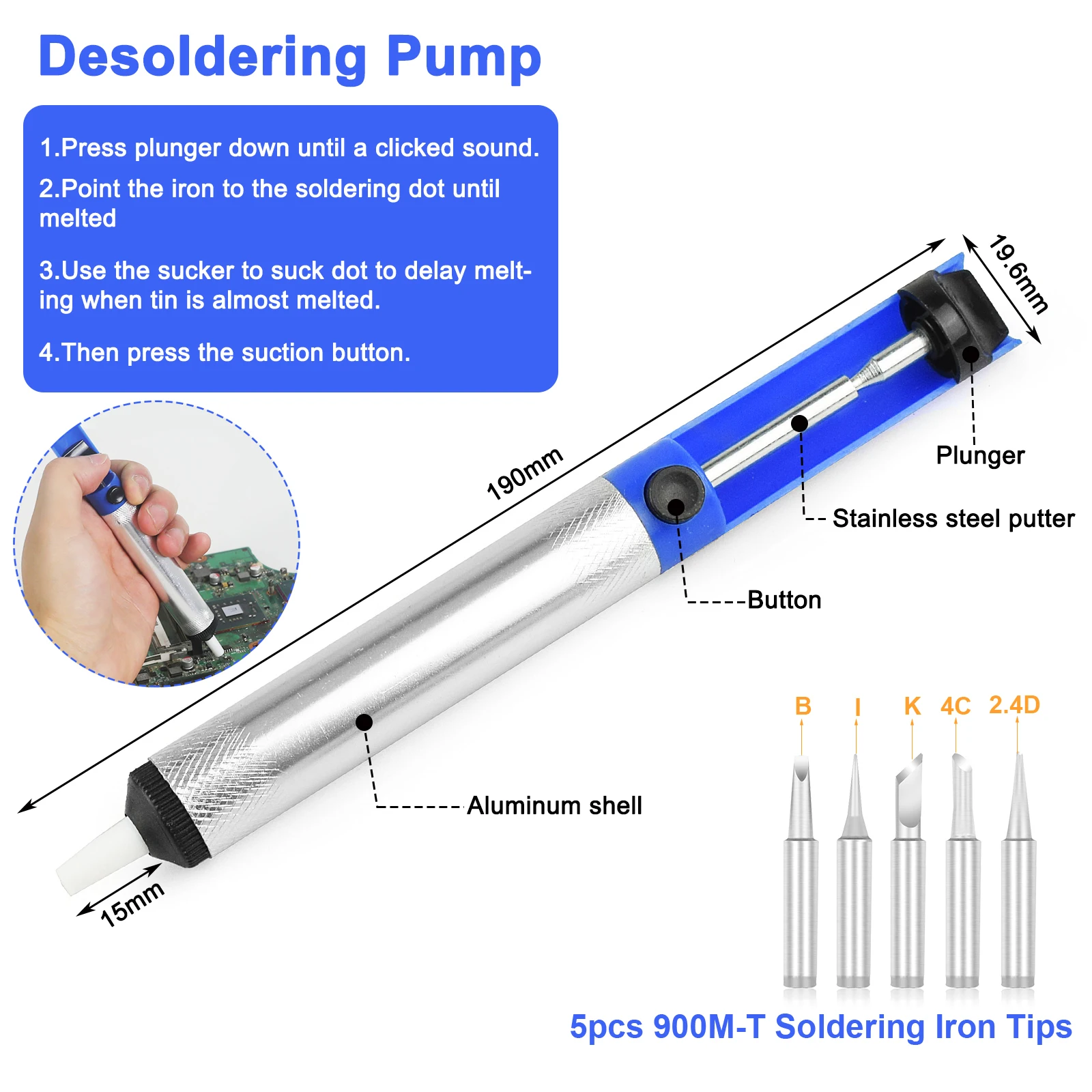 60W Handheld Electric Soldering Iron Set 2023 Bestseller Welding Gun 100-240V Automatic Send Tin Gun for PCB IC Repair Tool