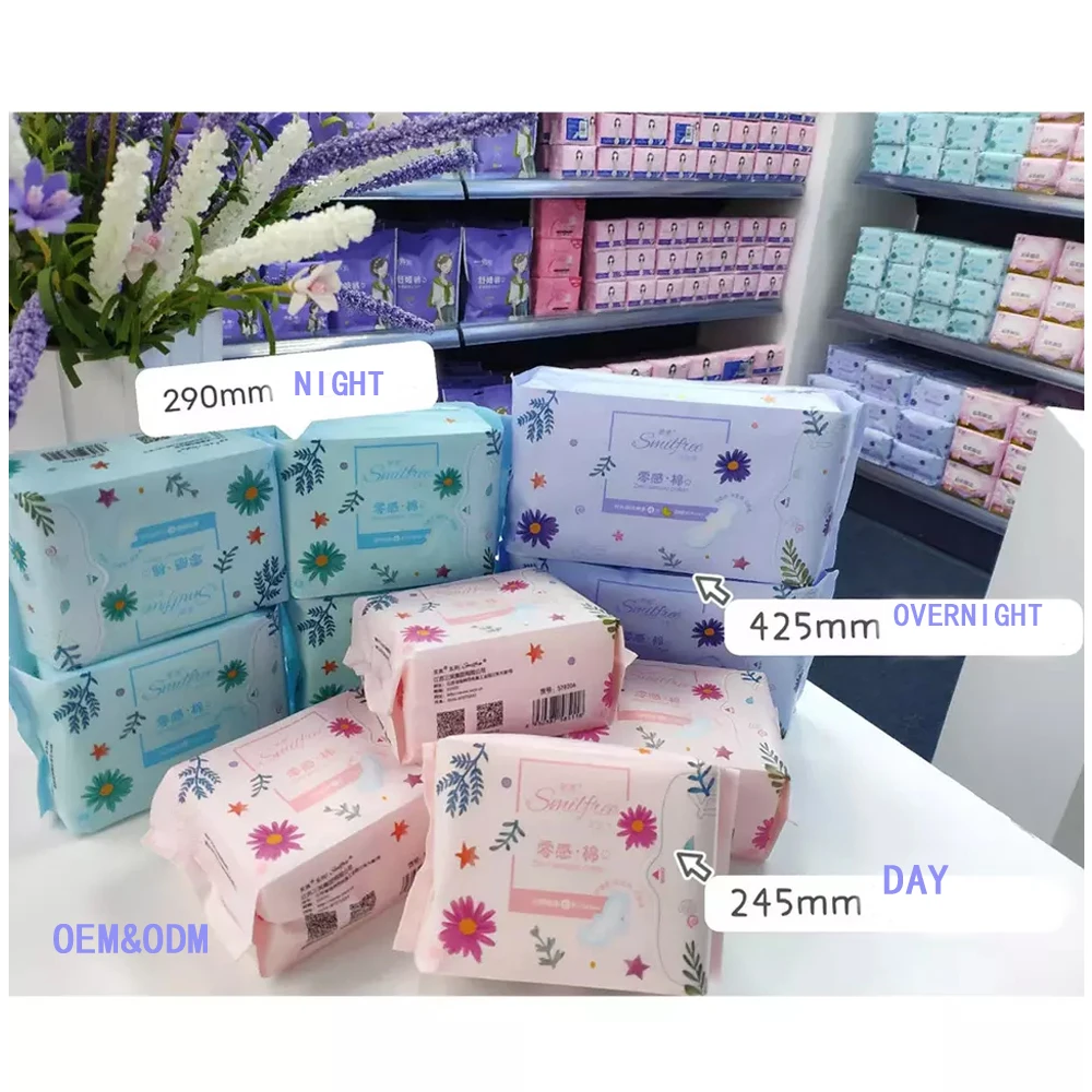 High Quality Free Sample sanitary pads Ultra Thin Customized Specification Women Menstrual Pad period pads