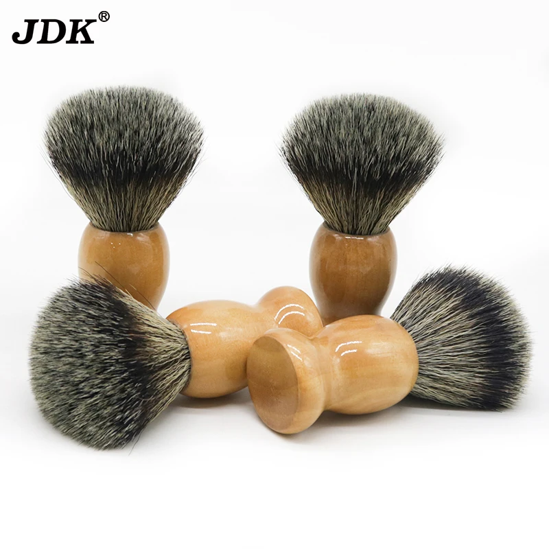 JDK Custom logo cheap men care shaving best grade synthetic 22mm knots hair shaving brush for men personal care products
