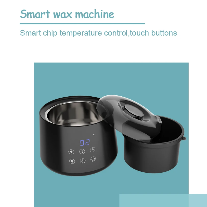 Factory direct non-stick pan waxing kit wax warmer hair removal kit with  4 bags Hard Wax Beans and 20 sticks