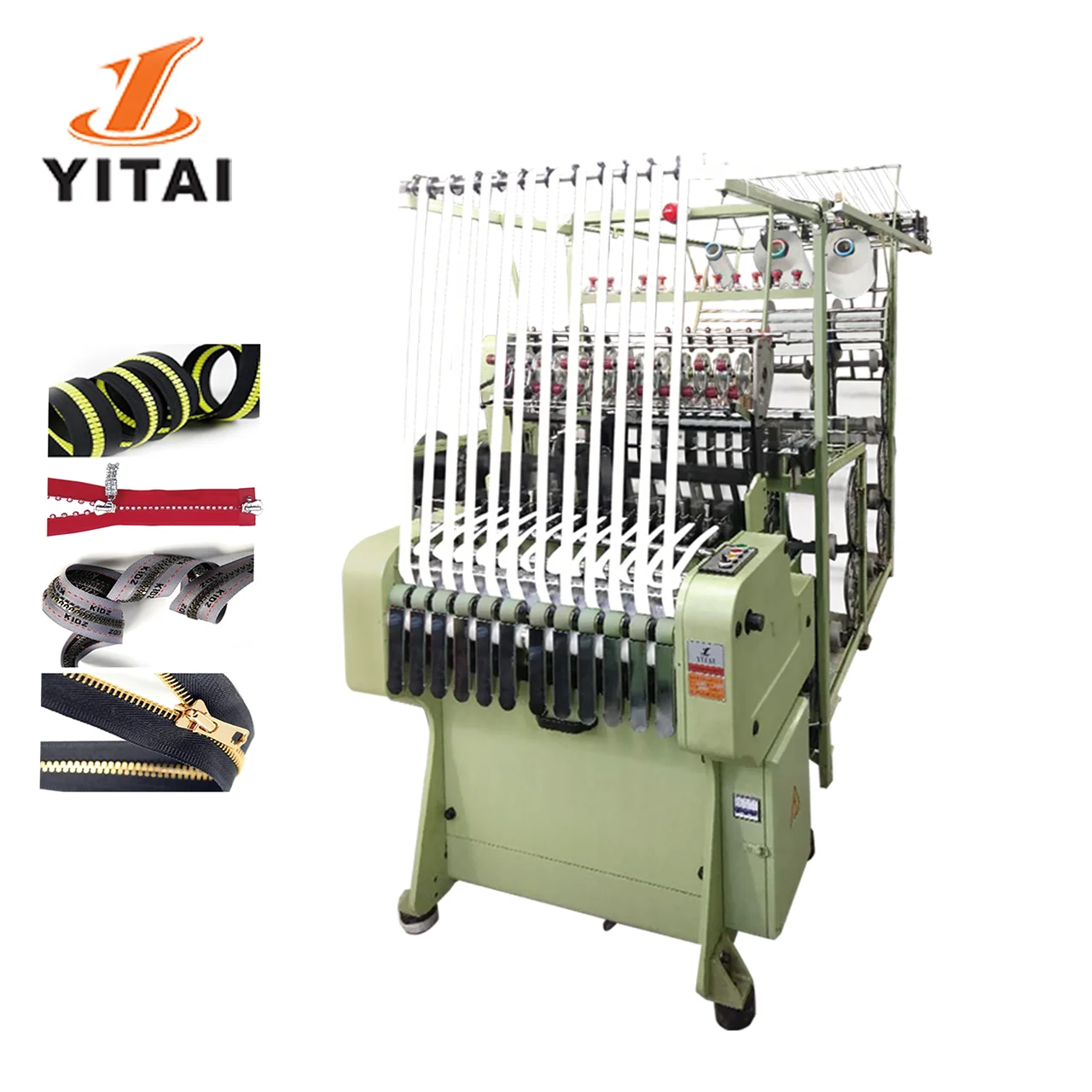 Yitai металлическая молния тканевая лента делая машину игольчатый станок