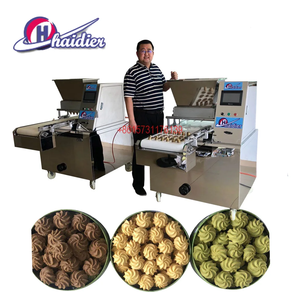 commercial Jenny bakery cookie depositor/Butter cookie vending machine/Cream batter extruder machine