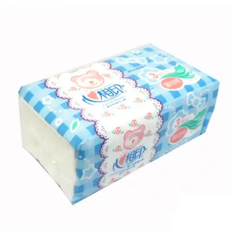 Automatic two stacks paper napkin making machine tissue packing machine facial tissue folding manufacturing machine