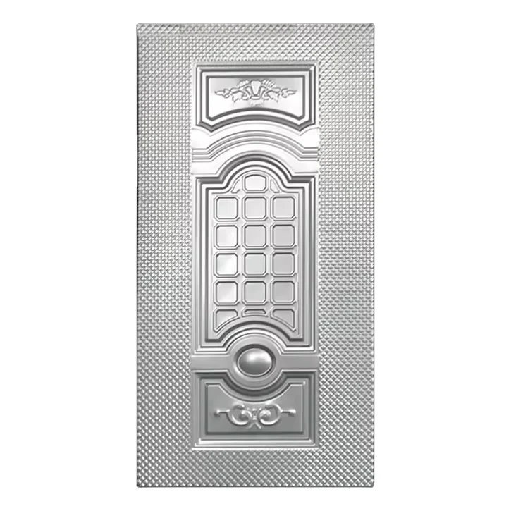 Manufacture Customized Door Plates Metal Cold Rolled Steel Sheet Stamped Steel Door Skin