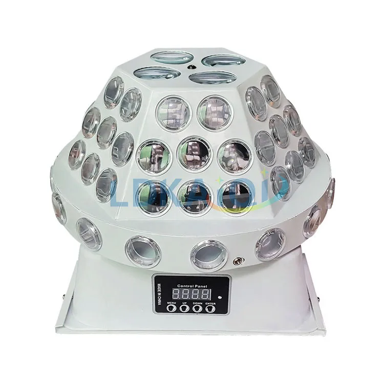 4x3W RGBW Sound Activated DJ Gobo Effect Projector Light LED Rotating Stage Light Magic Disco Ball