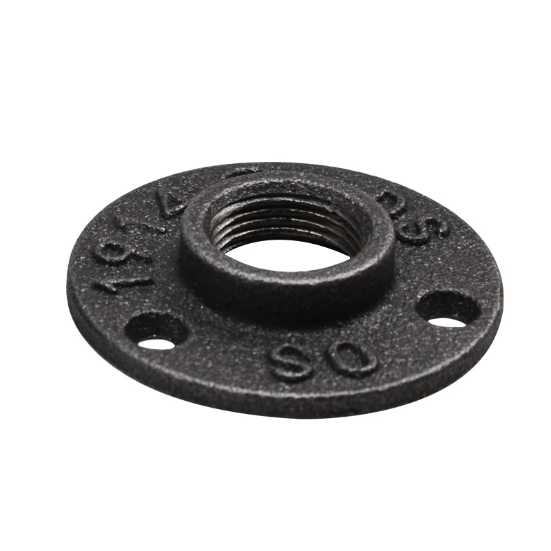 Sand Blasting Cast Iron 3 Holes Floor Flange