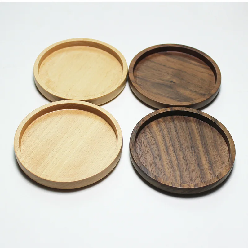 round Wooden Mat for Hot Coffee for Wood Crafts