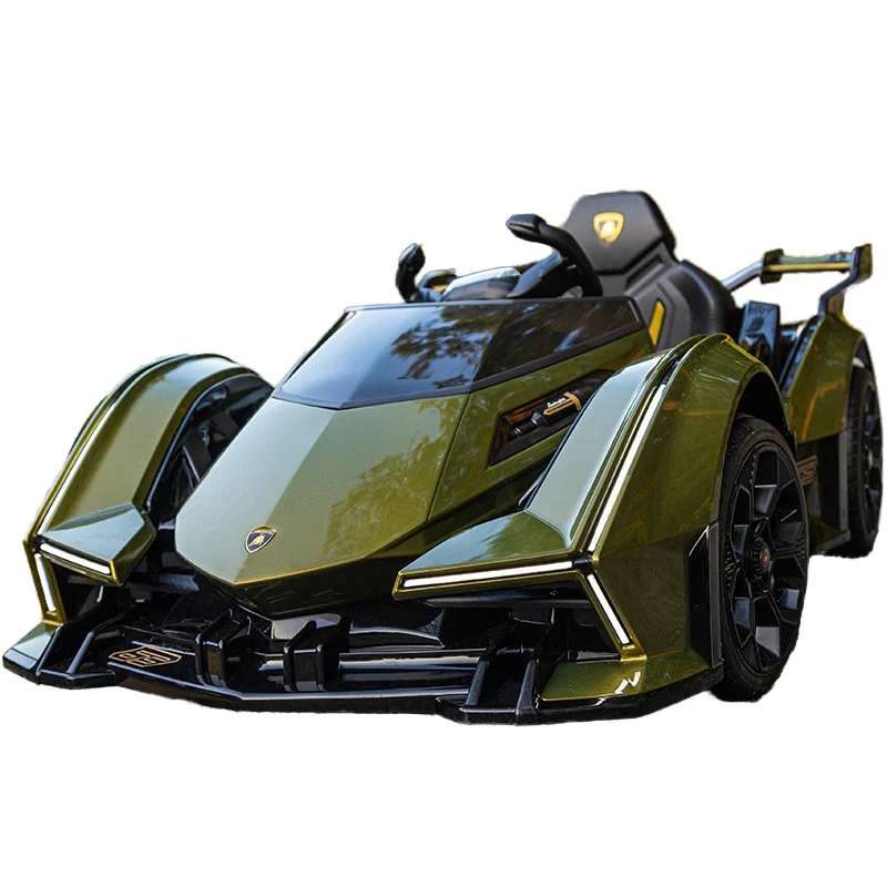 Motorized Rechargeable Wholesale Ride On Battery Operated Kids Baby Lamborghin Electronic Car For Kids Children Kids 2 Seats