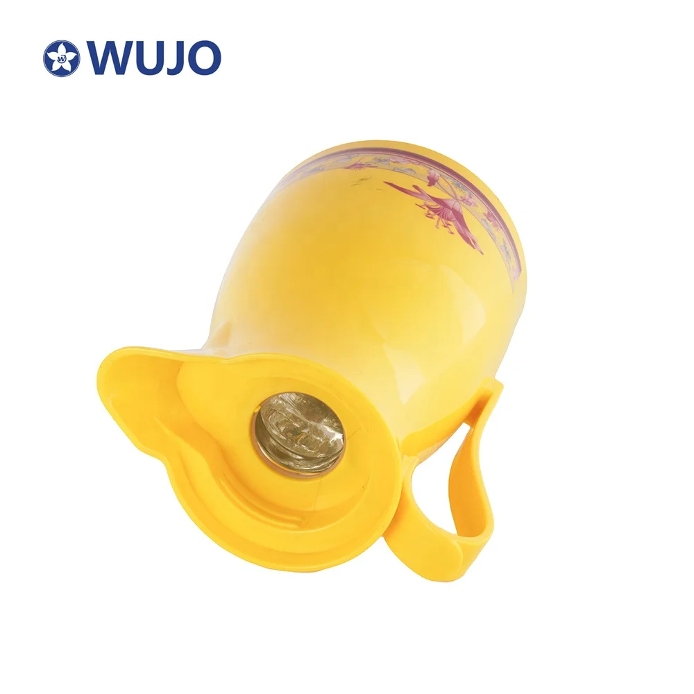 Hot Sale Plastic Body 1.0L Glass Thermos Liners Tea Coffee Water Jug Dispenser Vacuum Flask For Family