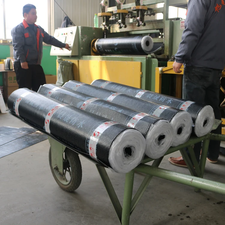 4mm PY PE film SBS/APP self adhesive waterproof bitumen membrane sheet for construction building