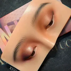 Wholesale Reusable 5D makeup practice board silicone Eye Makeup Practice Board silicone Face For Makeup Beauty Academy