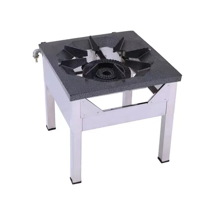 Lyroe High Rigidity Commercial Restaurant Canteen Soup Cooking Range Heavy 2 Burner Gas Stove
