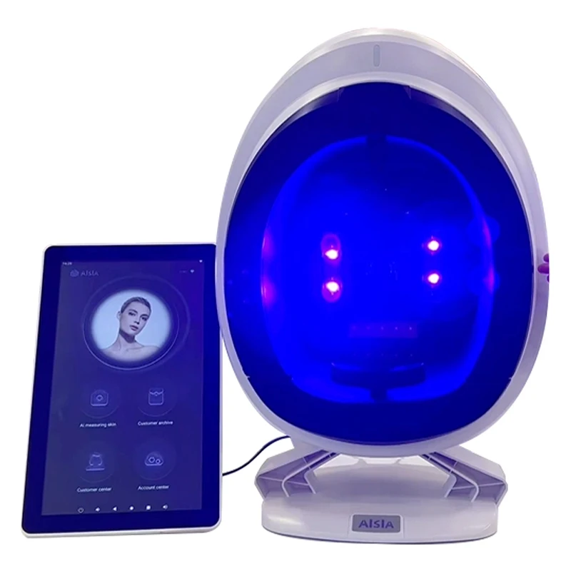 Feier A skin analyzer skin detector AI UV  RGB WU light  moisture detection pen 1 6languages 15.6inch Spanish Spa Salon