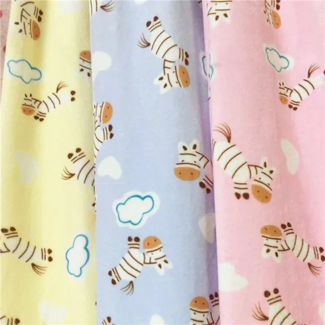 baby wear cloth blanket use 1mm crystal velvet custom dot printed minky fabric