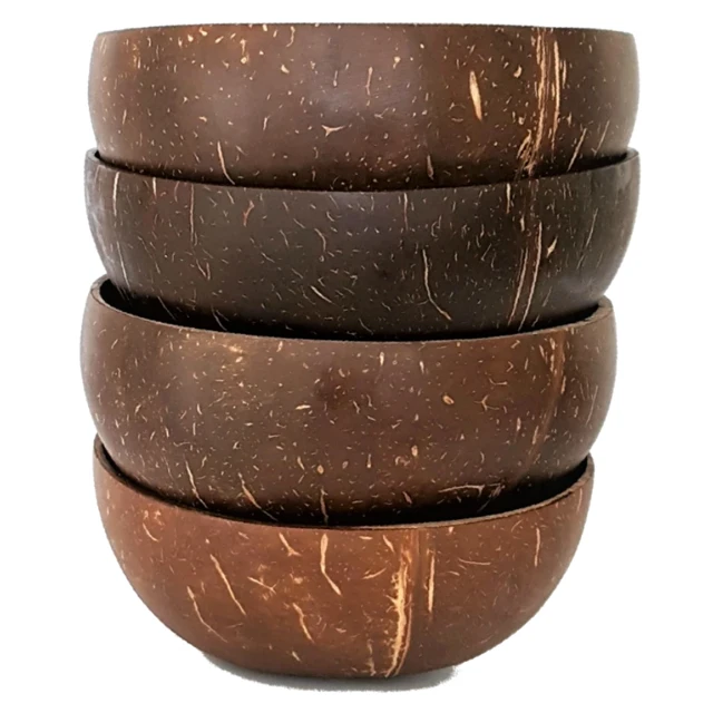 Кокосовая половина ракушки полированные чаши посуда рисовая чаша ручной работы Высокое качество оптом