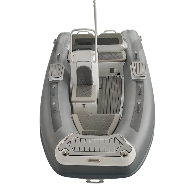 CE RHIB High Speed Folding Rib 380 Deep-v Aluminum Rigid Hull Inflatable Fishing Rowing Rib Boat for Sale