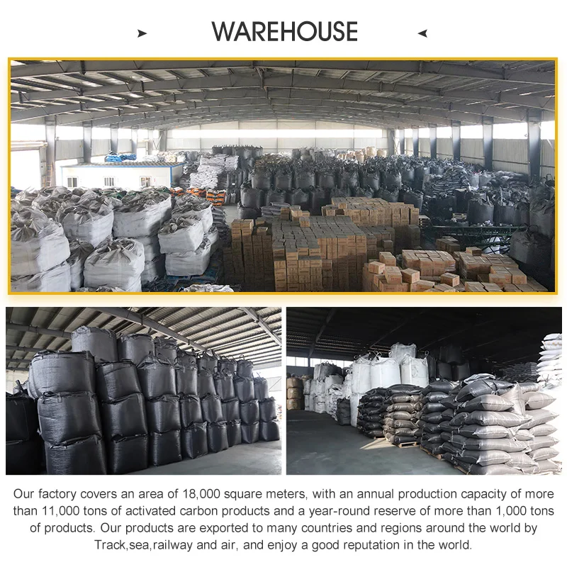 Hongtai factory supply 6x12 mesh virgin coconut shell activated carbon for gold refining