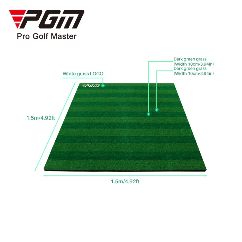 Wholesale artificial grass golf driving range use 3D spring 2 colors short grass thicken non-slip guide hitting mat