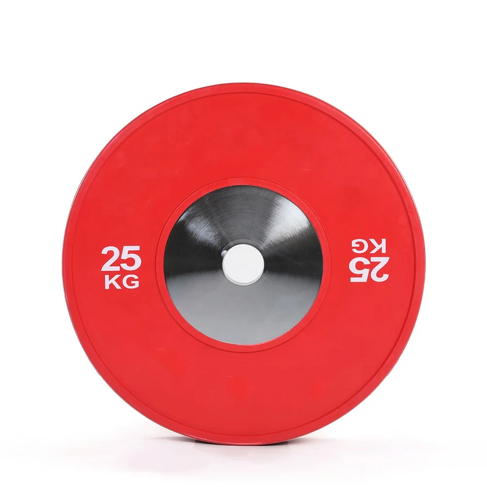 Premium  virgin rubber coated competition weight bumper plates