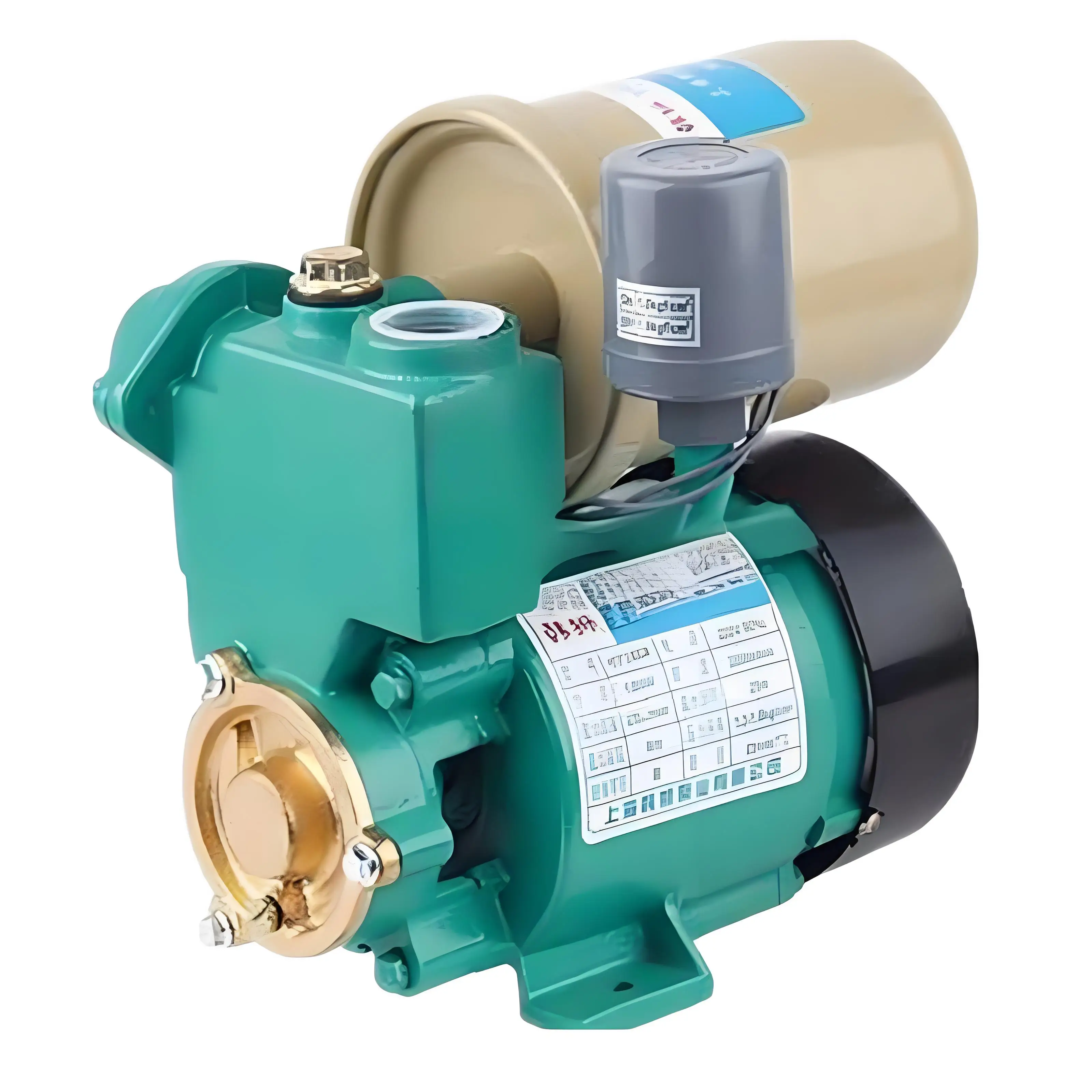 Fully Automatic 220V GP Household AC Pump Micro Cold Hot Water Booster Intelligent Self-Priming Copper Machine for Vacuum Usage