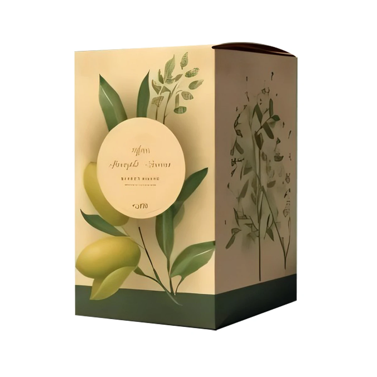 Manufacturer Custom product packaging Printed Collapsible skin care Face Cream paper box