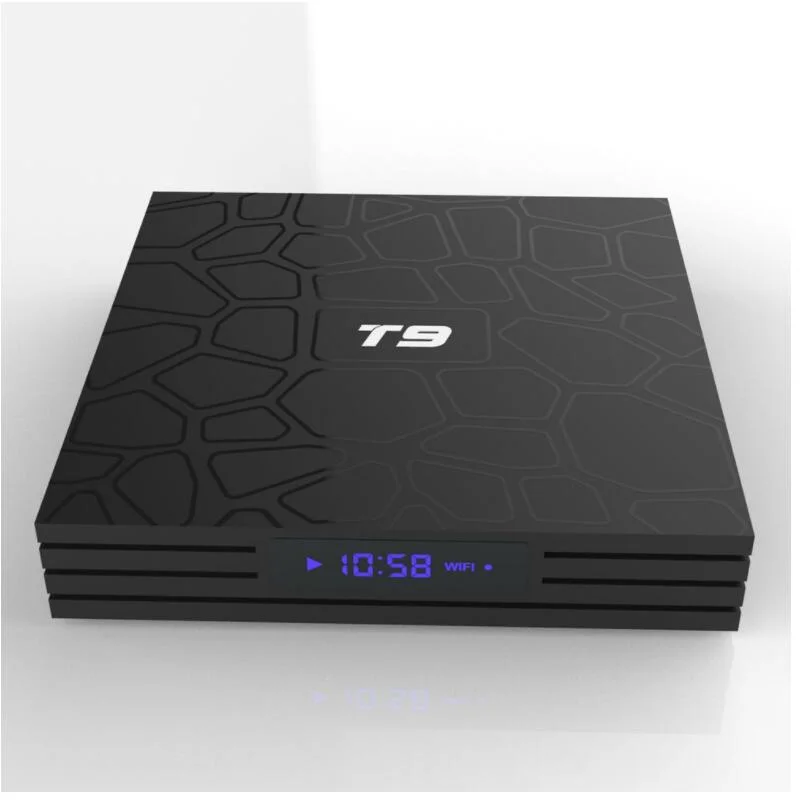 Самый дешевый Android TV Box T9 RK3318 поддерживает 4K Android 9,0 RK3318 2G/16G Media Player