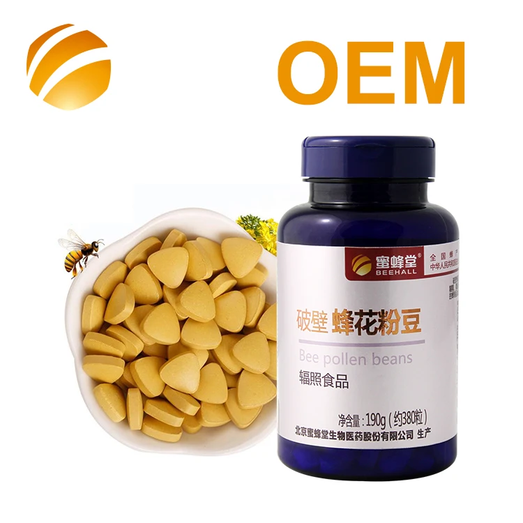 BEEHALL GMP Best Selling Products Bee Pollen Tablet