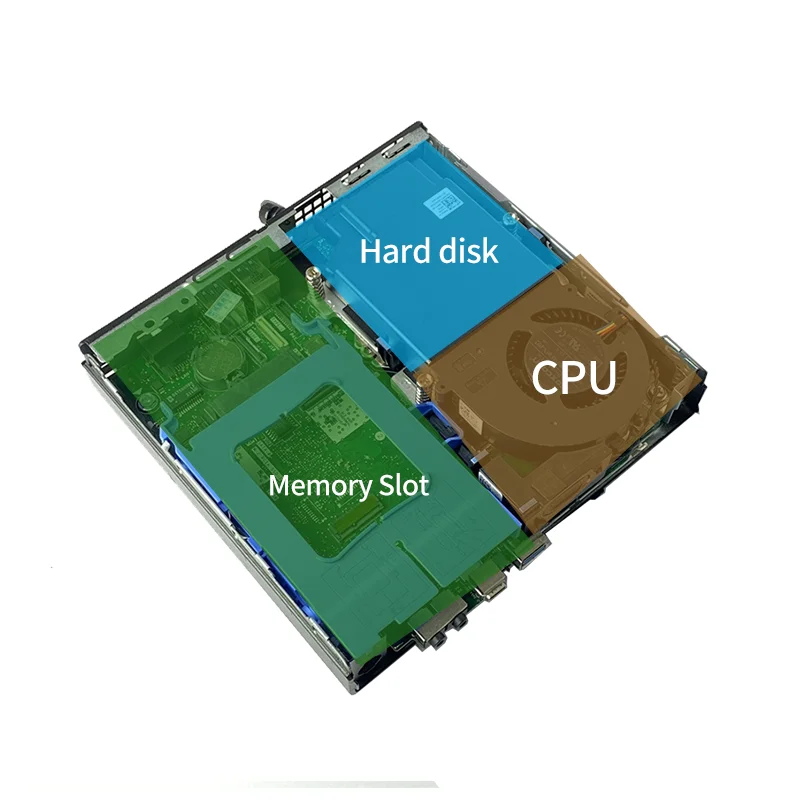 For Dell Refurbished Mini PC 3090 mff Business Office Micro Computer 10th Generation Processor DDR4 RAM Hybrid Hard Drive