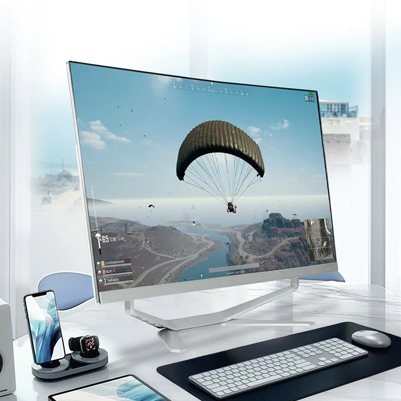 
all in one gaming pc mini pc computer monitor 27inch curved screen with factory price 
