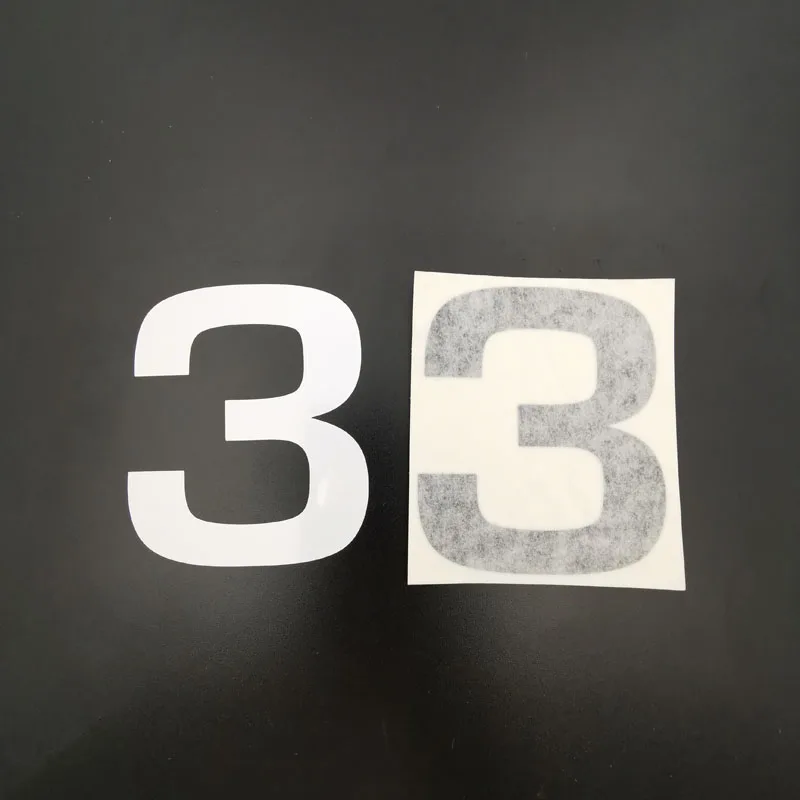 Custom number sticker vinyl,Self-adhesive racing number sticker