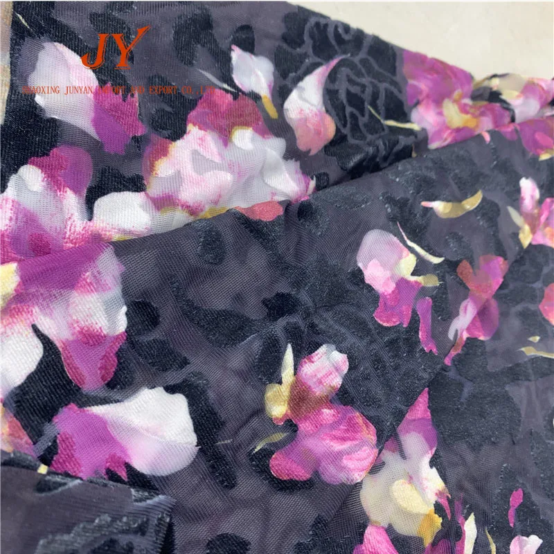 
Viscose Fabric Knit Nylon Wholesale Offer printed burnout velvet fabric China Rayon Technics Style 