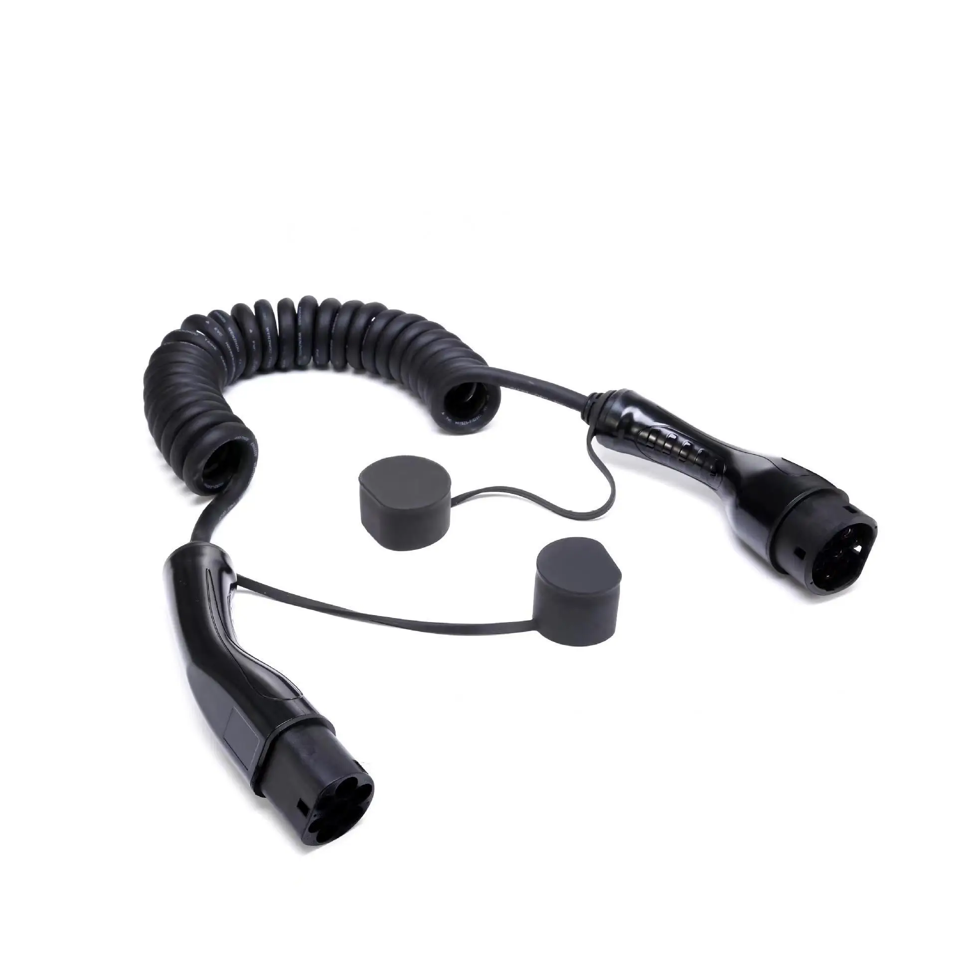 Кабель зарядный для EVSE 32A 250V типа 2 к 2 типа 2 с 62196 с 2 по 2 спиральный кабель для EVSE