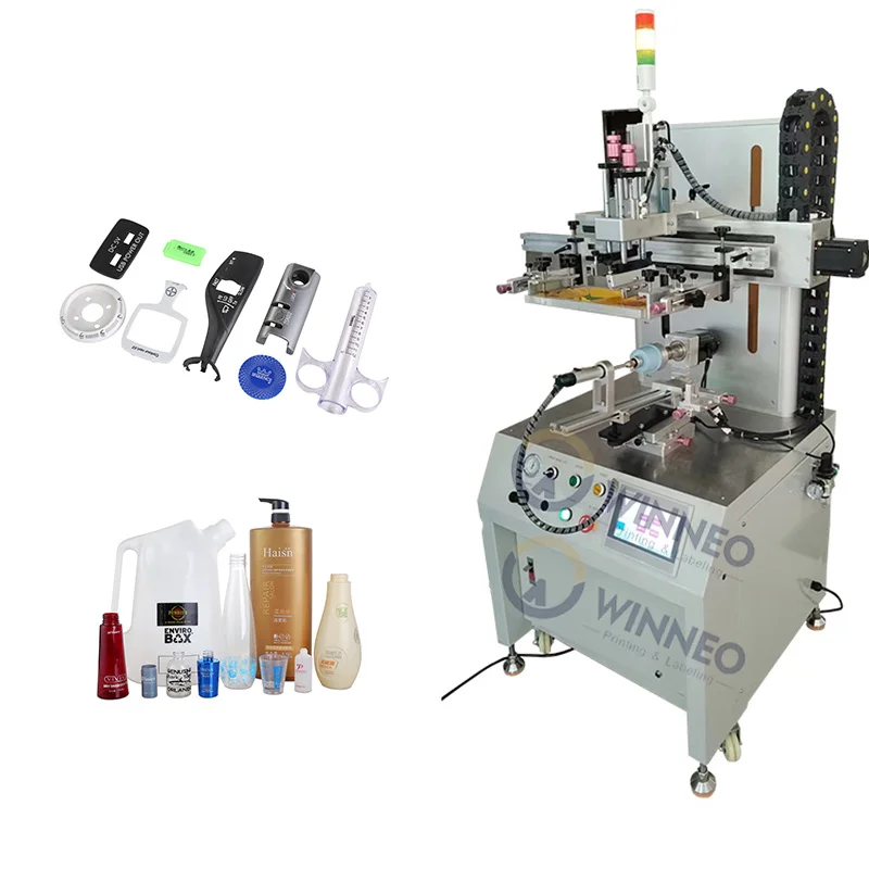 high quality multifunction keyboard printing flat/round screen printing machine