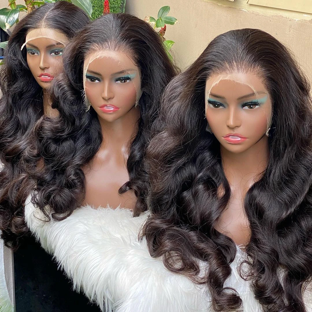 Transparent 13x6 Lace Front Wig With Baby Hair Straight 40 Inch Human Hair Wig Cuticle Aligned Brazilian Virgin Human Hair Wig