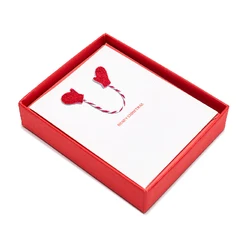 Sweet Holiday Handmade Paper Cards, New Designed Boxed Warmest Christmas Greeting Cards