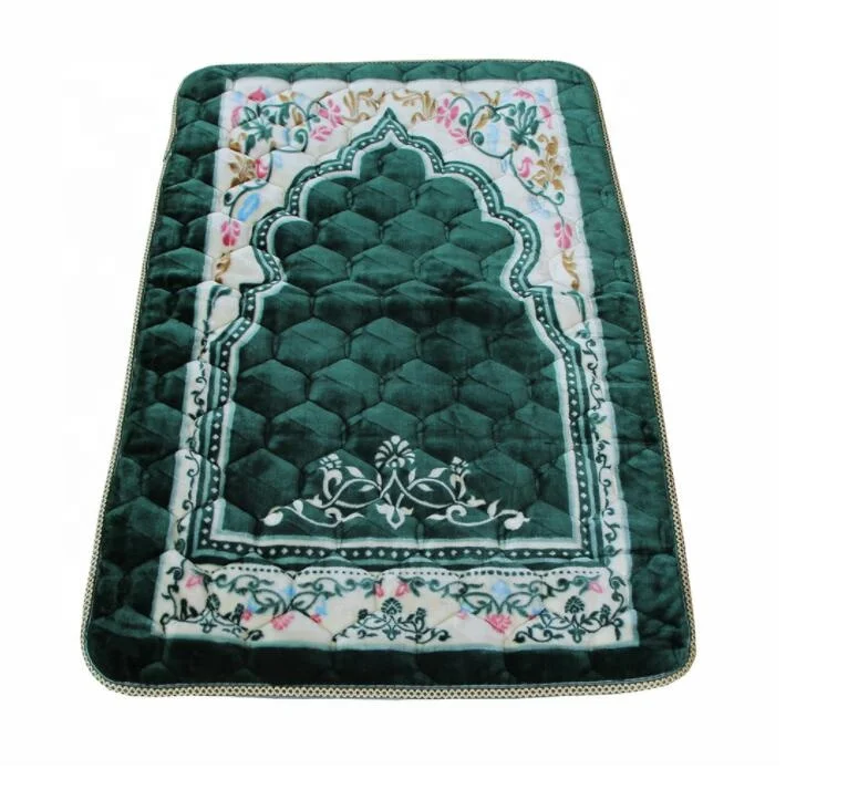 Wholesale Seccade Gebetsteppich IslamSajadah Mosque Prayer Carpet Raschel Print salat islamic Muslim blanket Prayer Mat