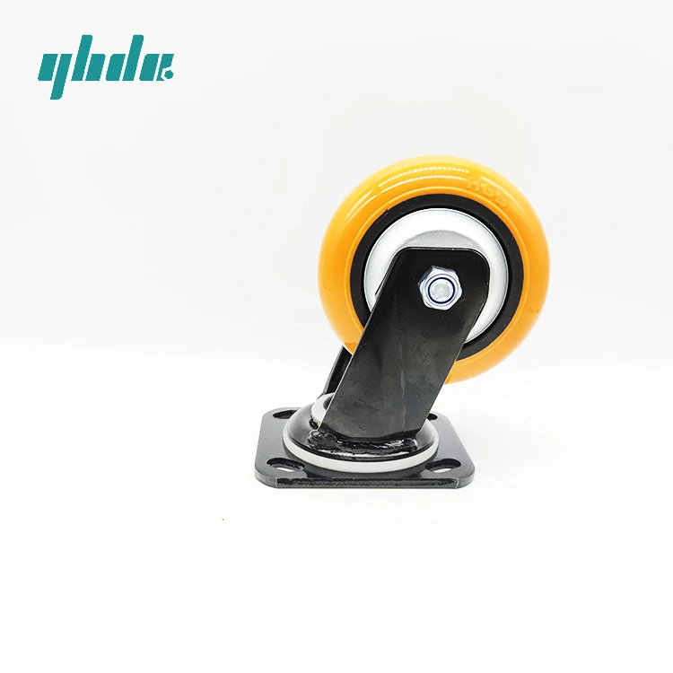 YHD CEL01 Heavy Duty Caster Customized American Bottom Plate Wheel Caster Wheel Industrial Caster for Machine Tool